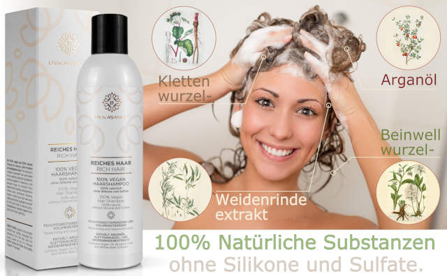 shampoo damen, veganes, vegan shampoo, ohne silikone, ohne sulfate, ohne parabene, haarshampoo frauen, shampoo vegan, recyclable, naturkosmetik, bio shampoo, volumen